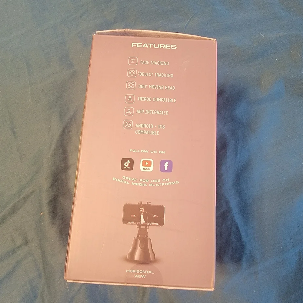 360° View Black Smartphone Mount